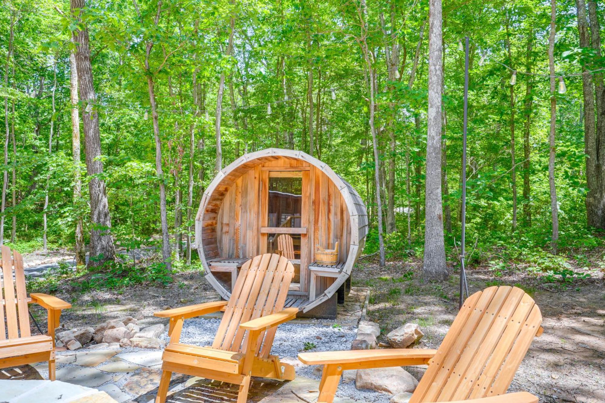 Monteagle Cabin With Swim Spa, Sauna And Fire Pit! Extérieur photo